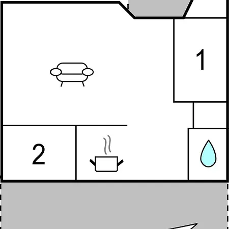 Lovely In Nexo With Kitchen *